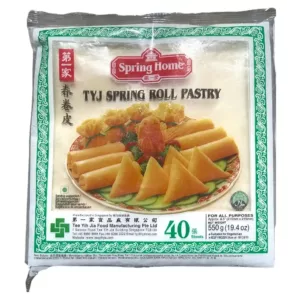 Frühlingsrollenteig, 40 Blatt 21,5 x 21,5 cm, viereckig 550g