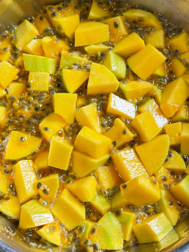 Mango-Tapioka Hantian 1kg – leuchtend gelbe Perlen, weich und elastisch
