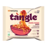 Nudeln im Tomatensauce mit Stück