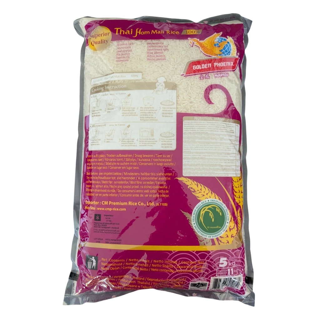 2025/10/1000014348.jpg Golden Phoenix Jasminreis 1Kg - 5kg  Halal – Bild 2