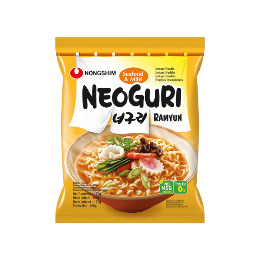 Neoguri-mild Inst. Ramen Nudeln Neoguri Meeresfrüchte