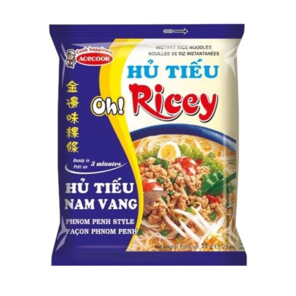 Instant Reisnudeln -Hu Tieu Phnom Penh Oh Ricey 71g